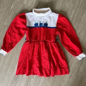 HealthTex Apple VTG girls school dress 4T